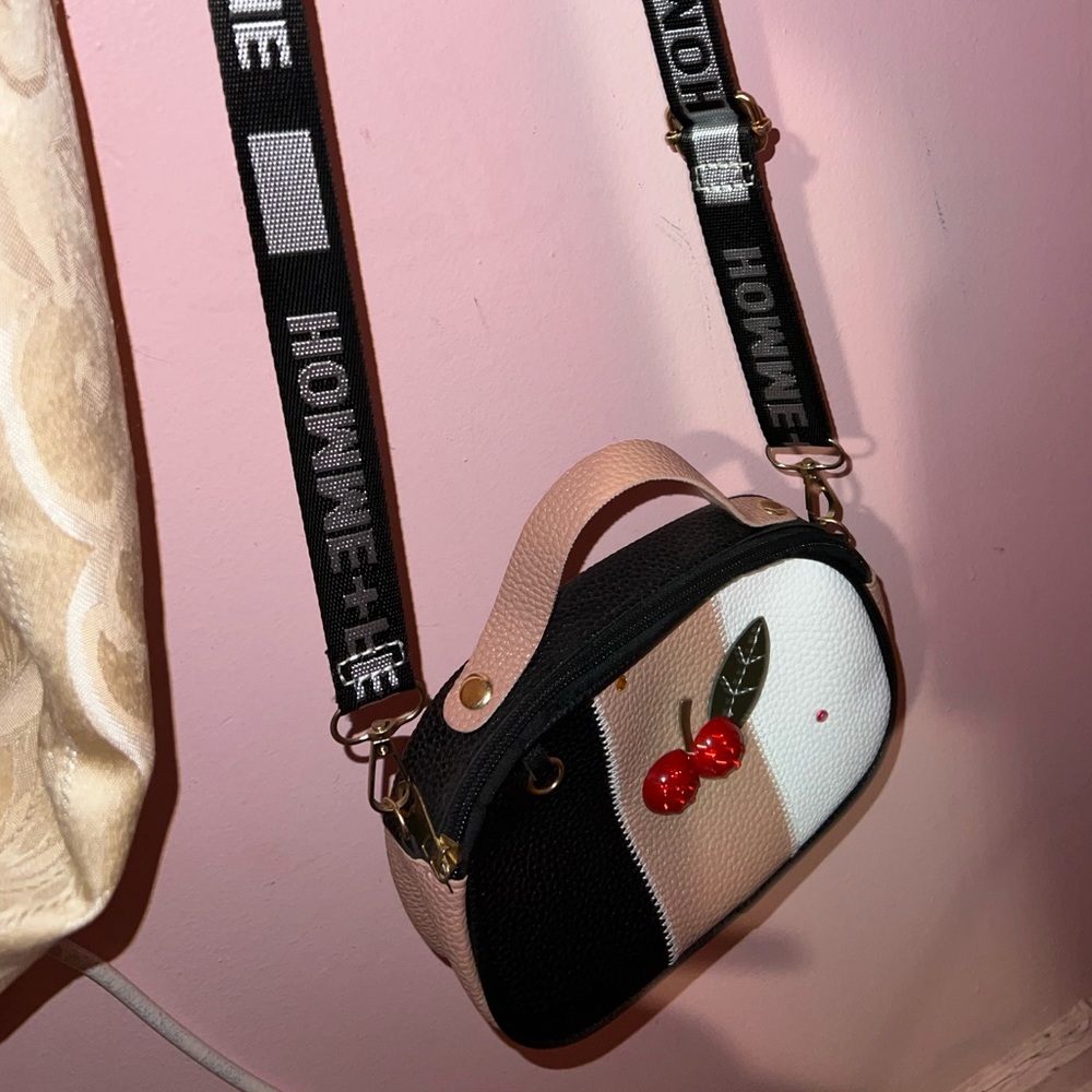 cherry 3 tone purse